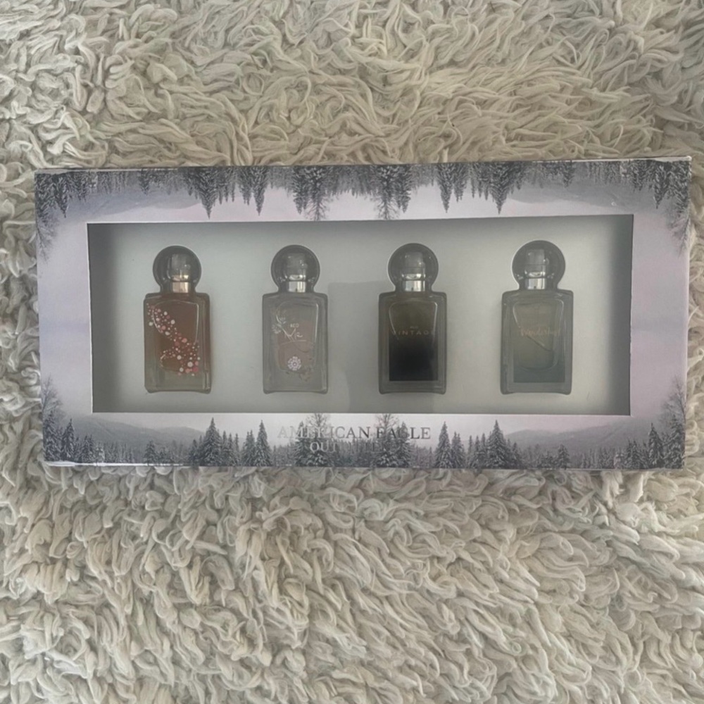 American Eagle Outfitters Mini Fragrance Set - Brown, Black, Silver